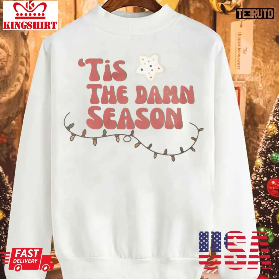 Tis The Damn Season Taylor Swift Christmas Sweatshirt Unisex Tshirt