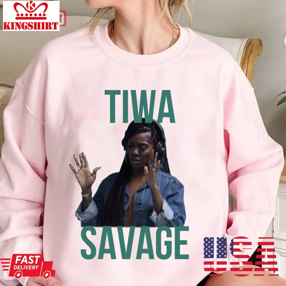 Tiwa Savage Wizkid Unisex Sweatshirt Size up S to 4XL