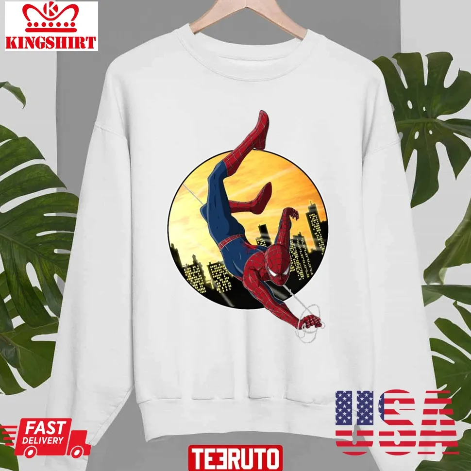 Tobey Maguire Spidey Cartoon Unisex Sweatshirt Unisex Tshirt