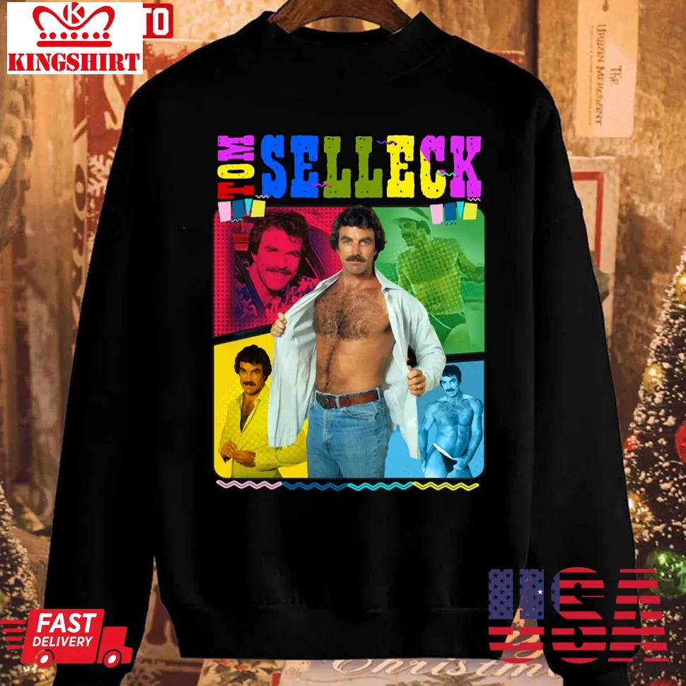 Tom Selleck Retro 80S Sexy Unisex Sweatshirt Plus Size