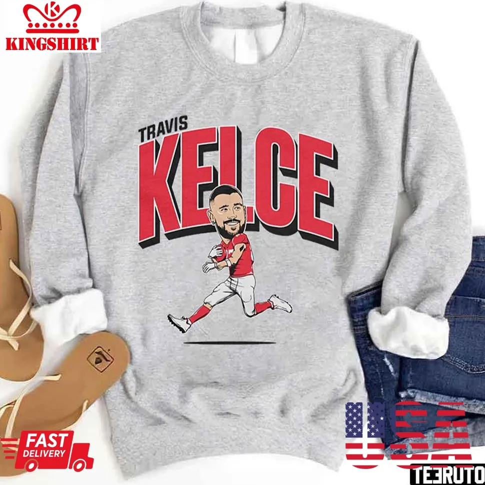 Travis Kelce Caricature Patrick Mahomes Kansas Unisex Sweatshirt Plus Size