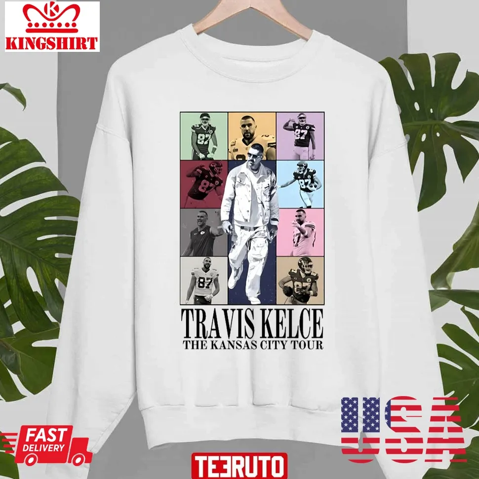 Travis Kelce The Kansas City Tour Unisex Sweatshirt Plus Size