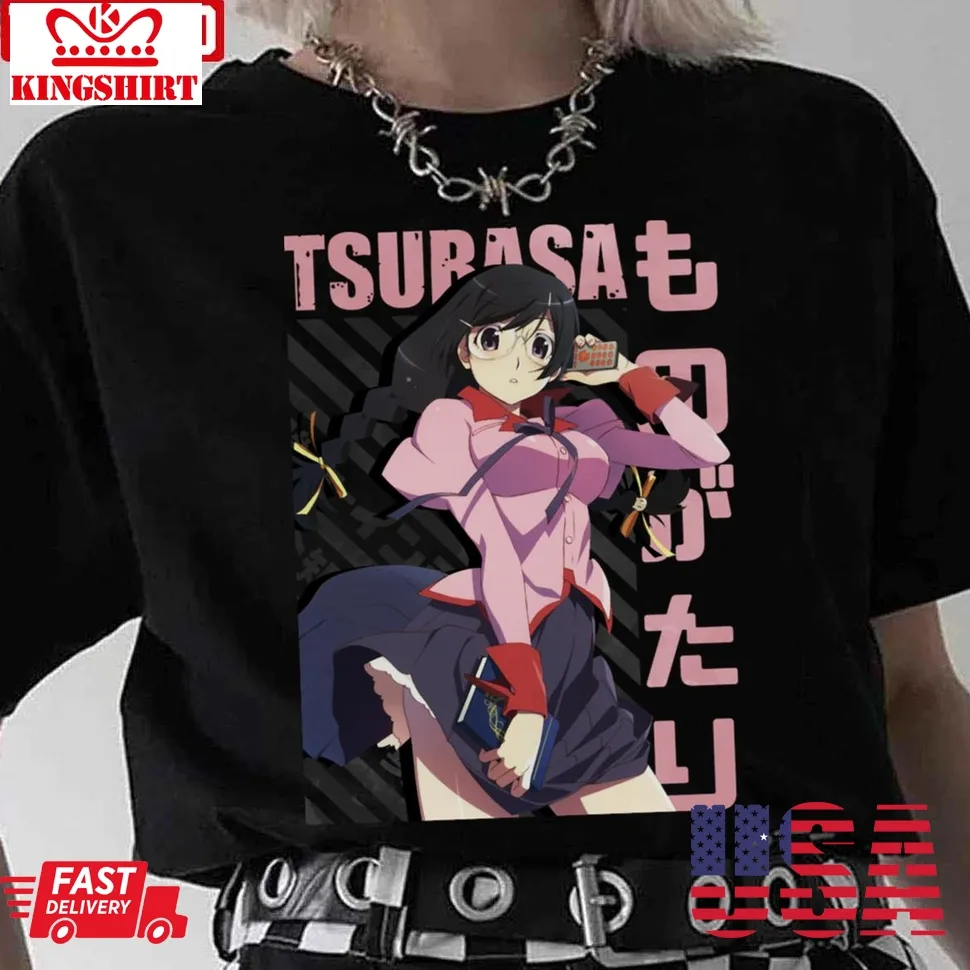 Tsubasa Hanekawa Monogatari Unisex T Shirt Plus Size