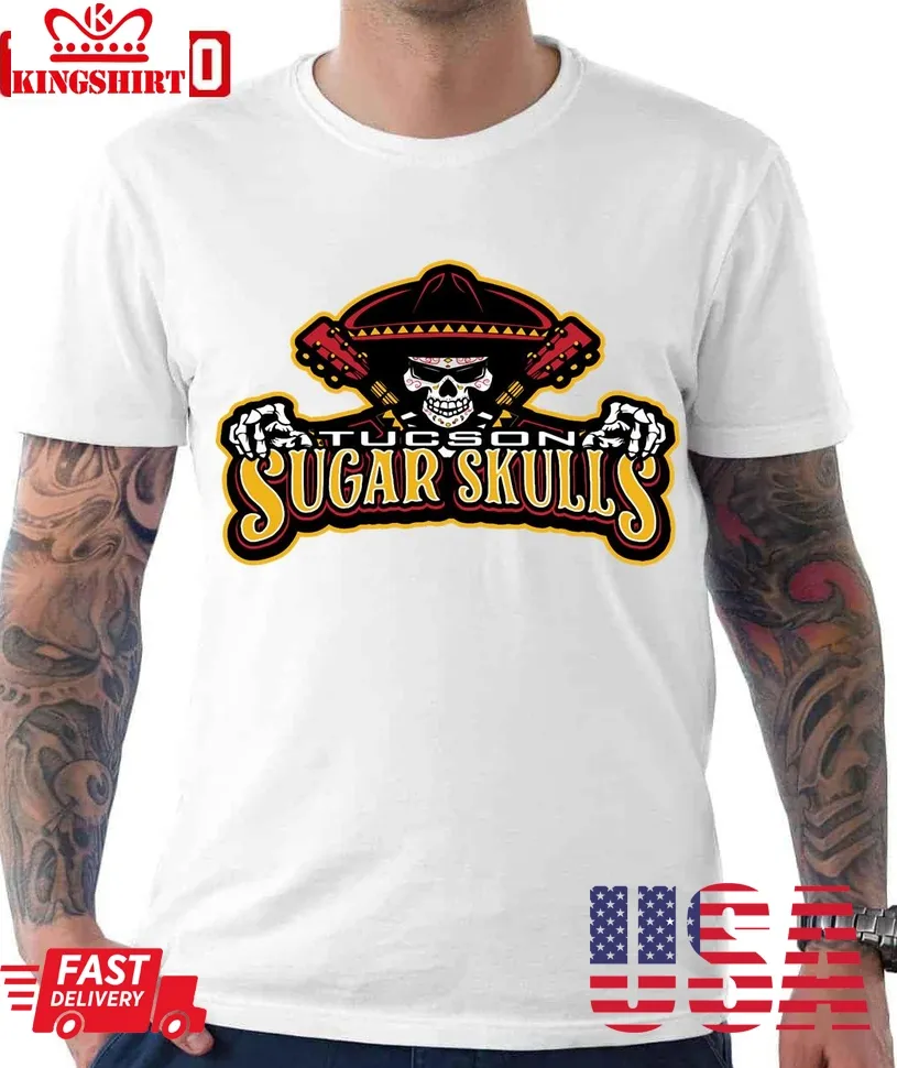 Tucson Sugar Skulls Football Unisex T Shirt Plus Size