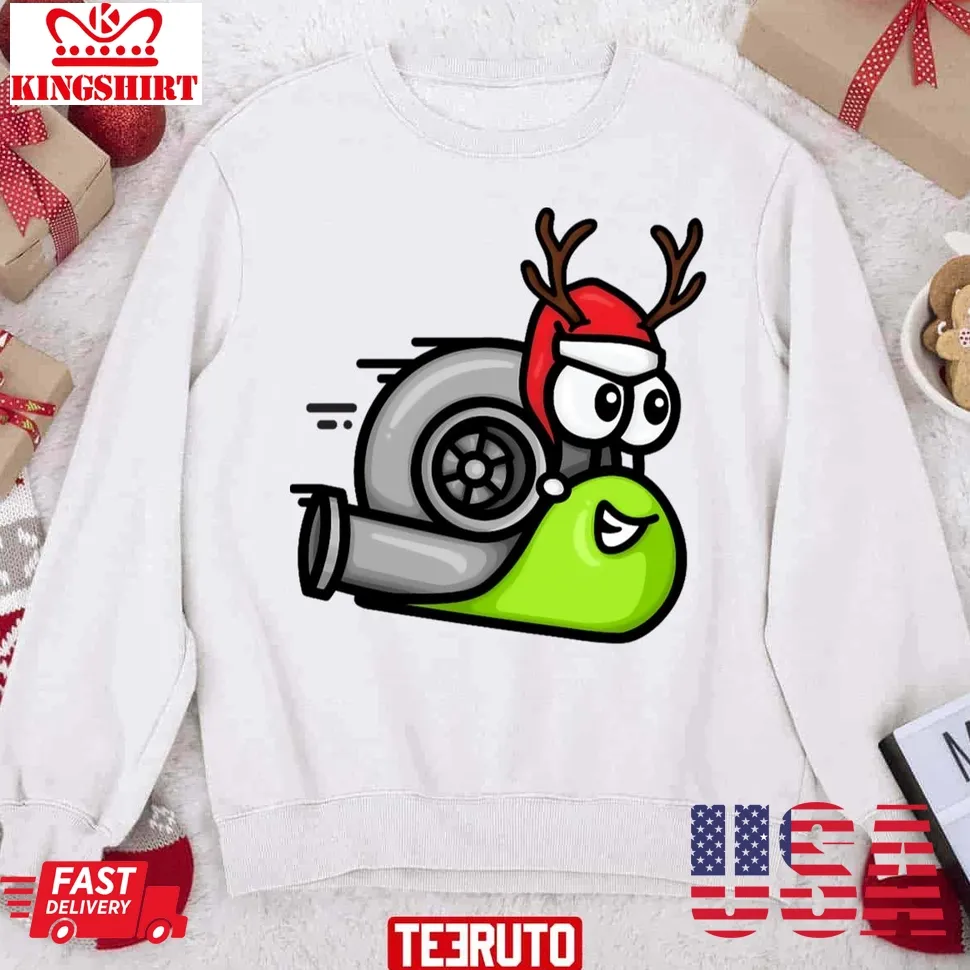 Turbo Snail Dasher Winter Unisex Sweatshirt Size up S to 4XL