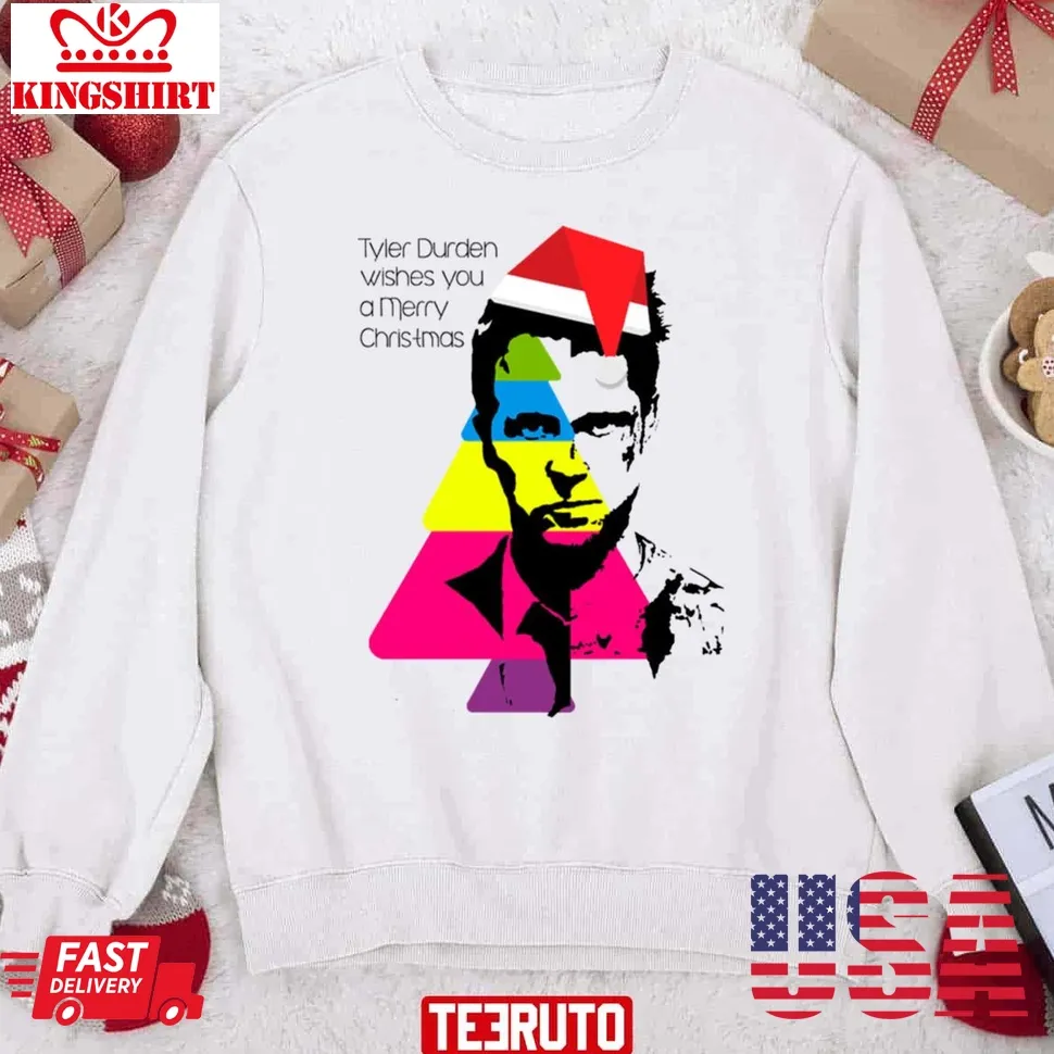 Tyler Durden Christmas Unisex Sweatshirt Size up S to 4XL