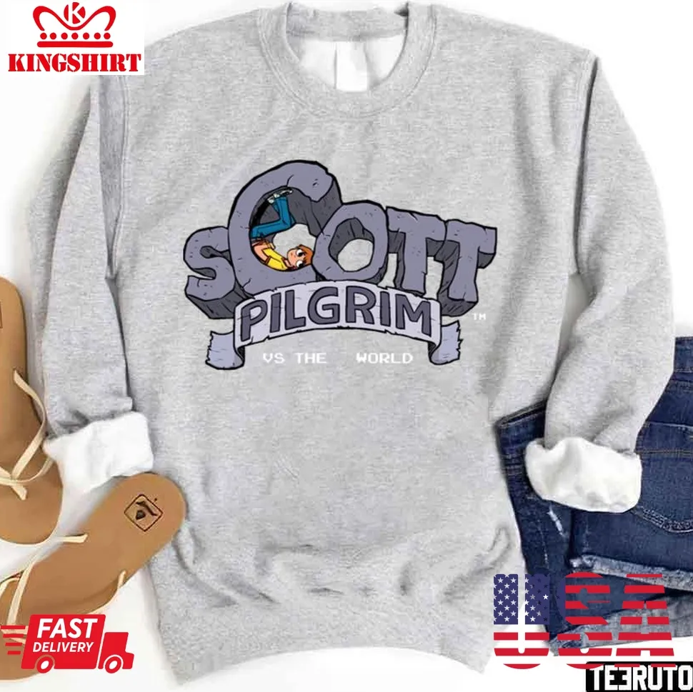 Versus The World Scott Pilgrim Unisex Sweatshirt Plus Size