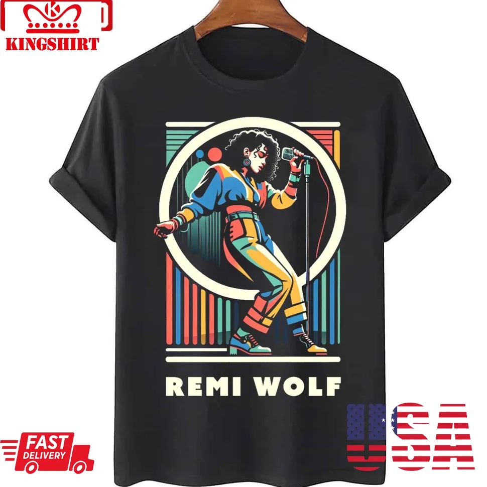 Vibrant Rhythms Remi Wolf Retro Unisex Sweatshirt Plus Size