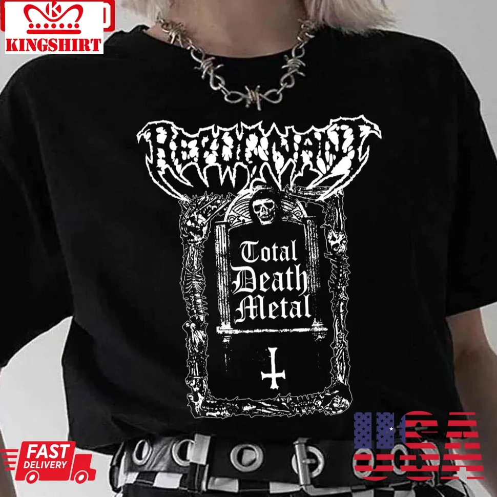 Vintage Repugnant Total Death Metal Unisex T Shirt Size up S to 4XL