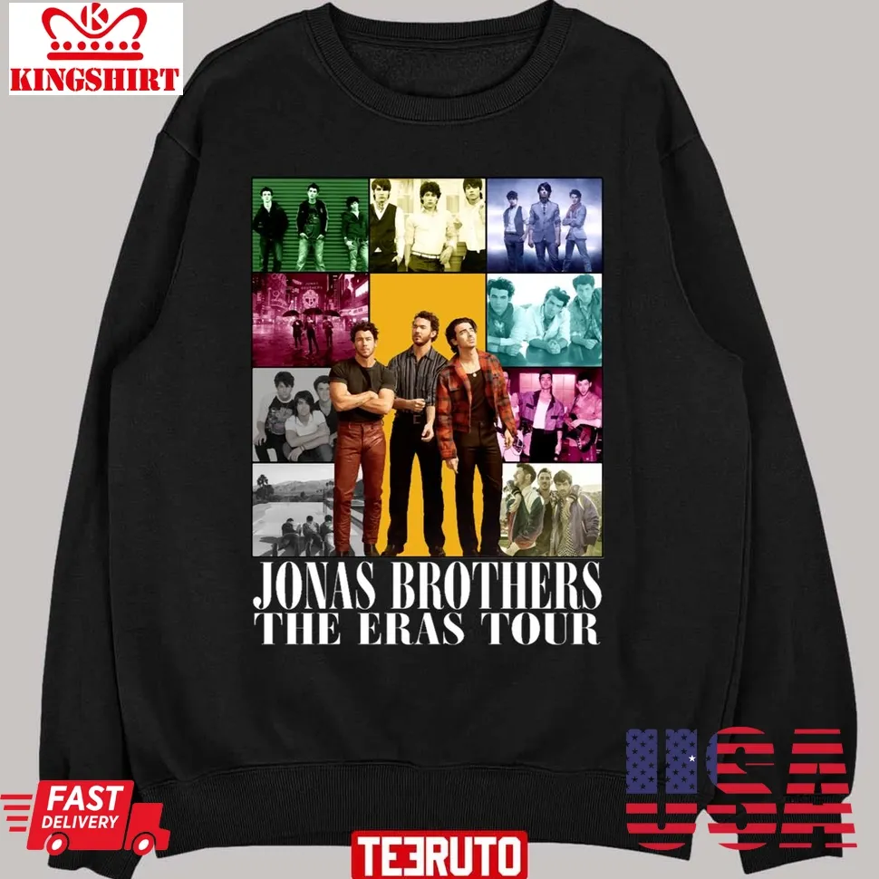 Vintage The Tour 2023 Jonas Brothers Jb The Album Waffle House Unisex Sweatshirt Plus Size