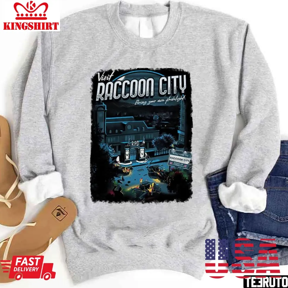 Visit Raccoon City Resident Evil Unisex Sweatshirt Unisex Tshirt