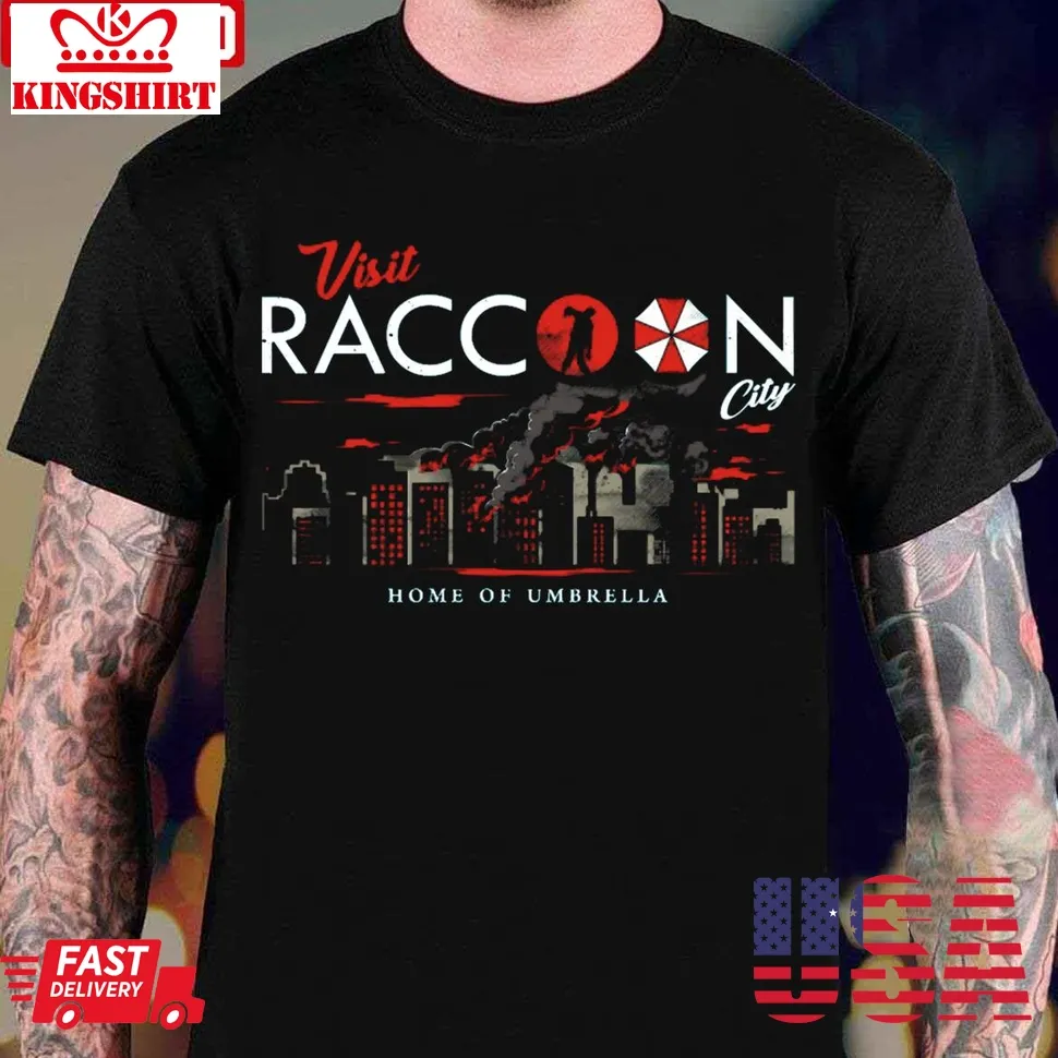 Visit Raccoon Unisex T Shirt Plus Size