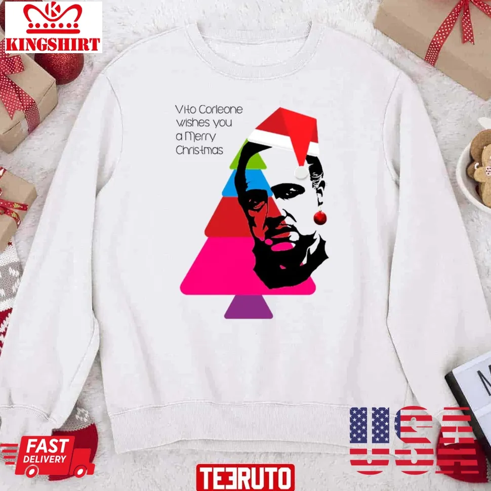 Vito Christmas The Godfather Unisex Sweatshirt Size up S to 4XL