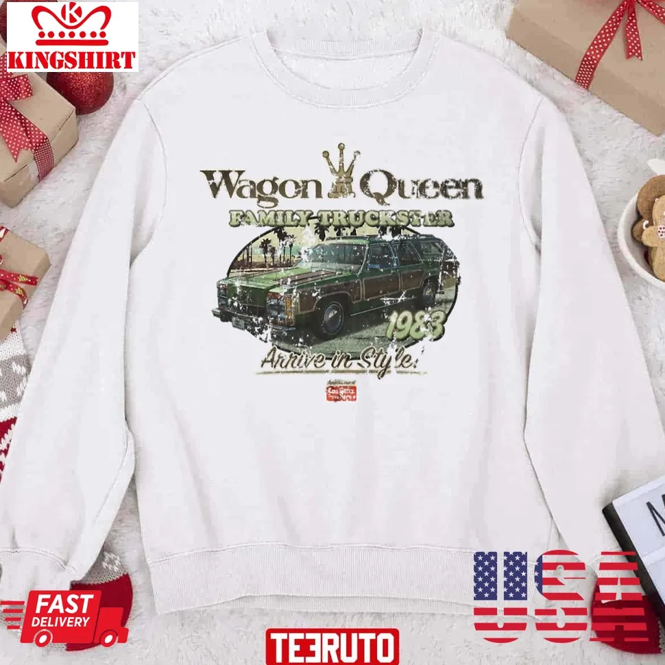 Wagon Queen Family Truckster Christmas Unisex Sweatshirt Plus Size