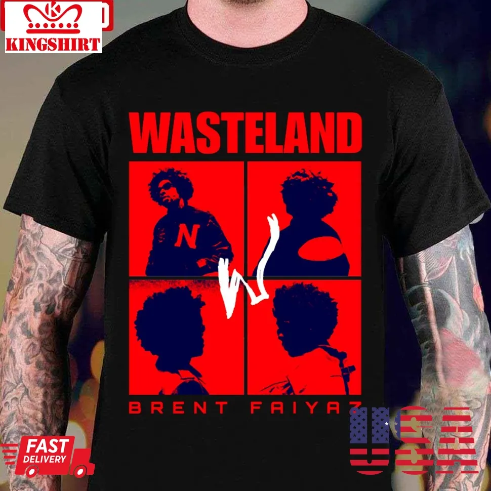 Wasteland Red Color Brent Faiyaz Unisex T Shirt Plus Size