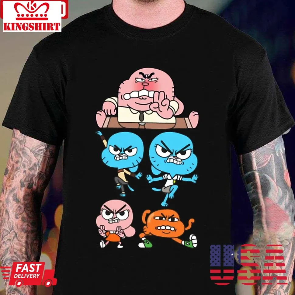 Watterson Family Gumball Unisex T Shirt Size up S to 4XL