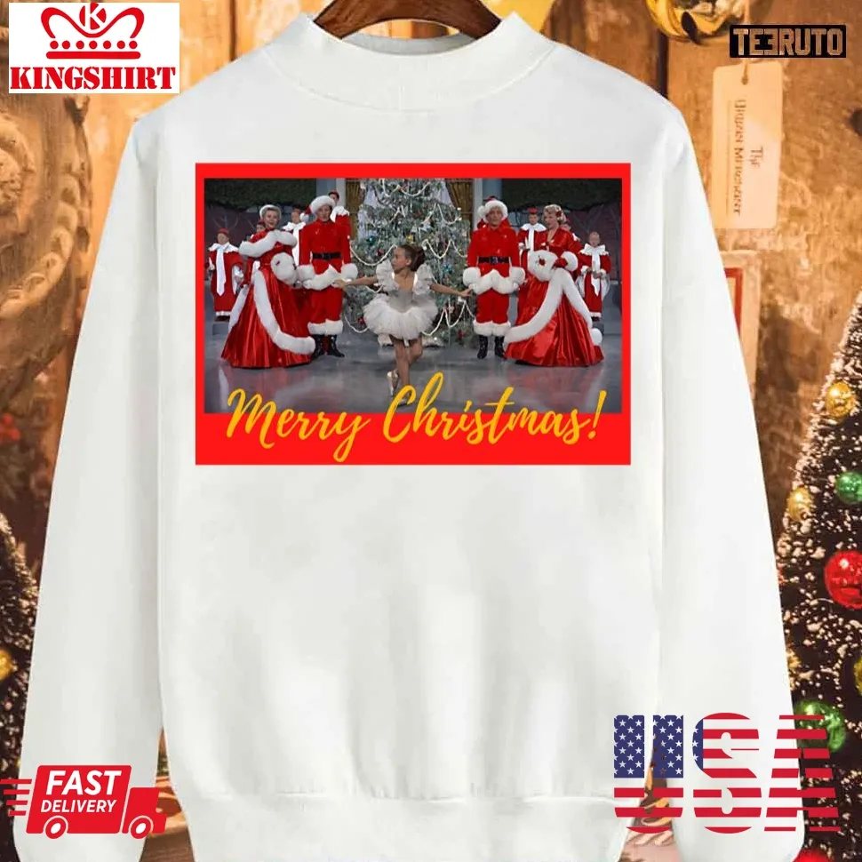 White Christmas Bing Crosby Danny Kaye Rosemary Sweatshirt Plus Size