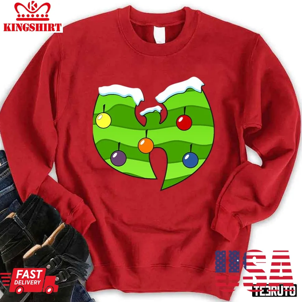Wu Tang Wu Tang Christmas Tree Sweatshirt Unisex Tshirt