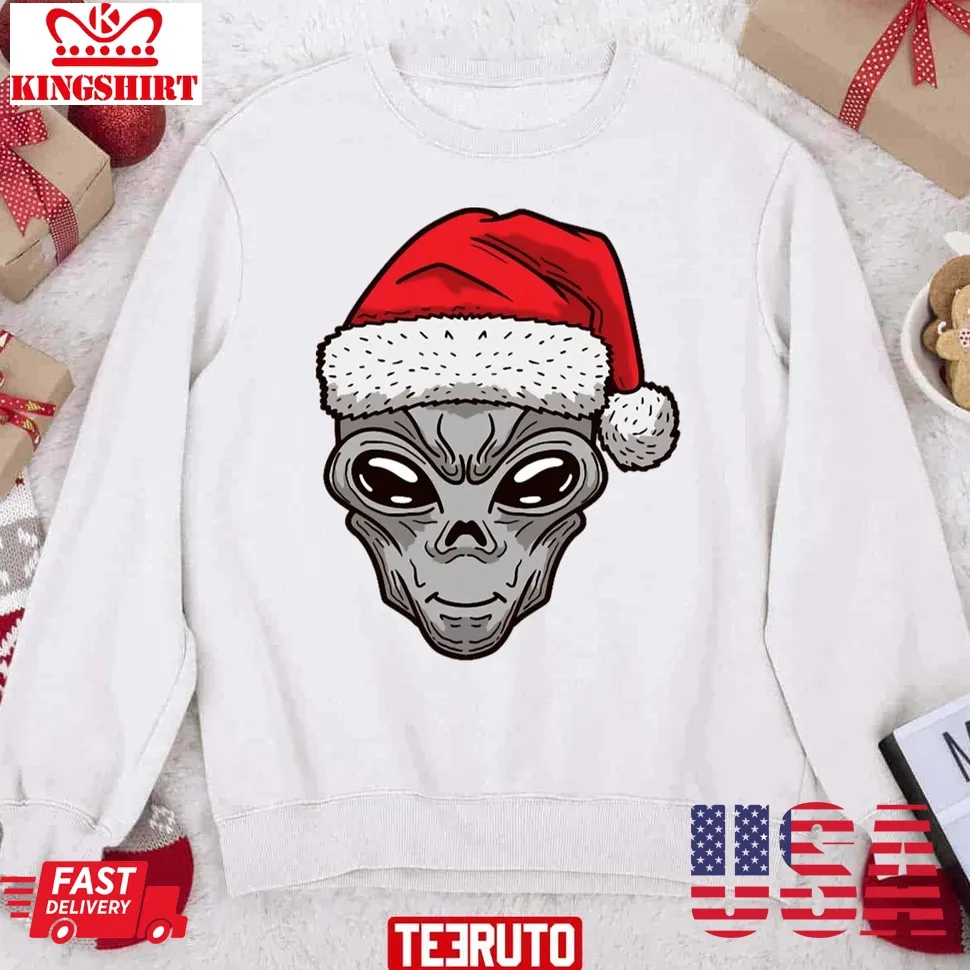 Xmas Alien Christmas Unisex Sweatshirt Unisex Tshirt