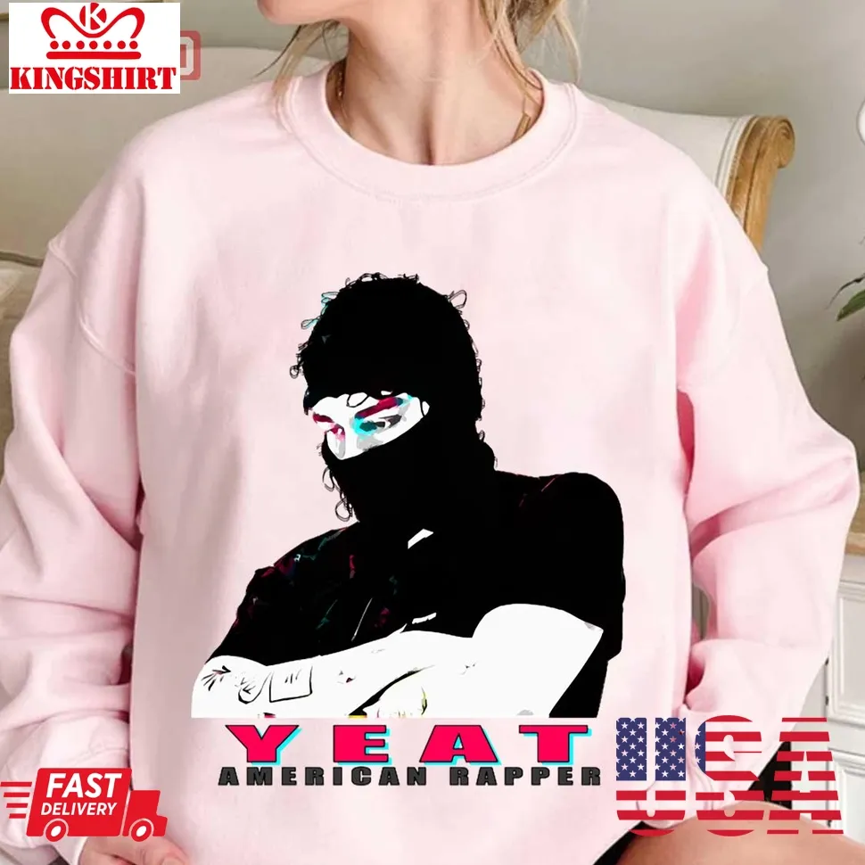 Yeat American Rapper Thinking Unisex Sweatshirt Size up S to 4XL
