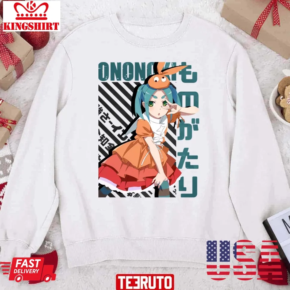 Yotsugi Ononoki Monogatari Unisex Sweatshirt Size up S to 4XL