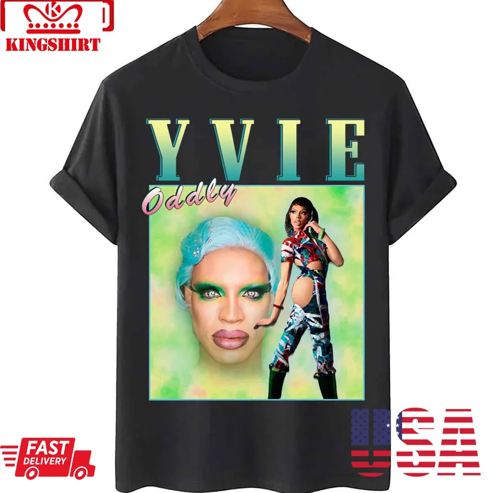 Yvie Oddly Collage Green Unisex T Shirt Plus Size