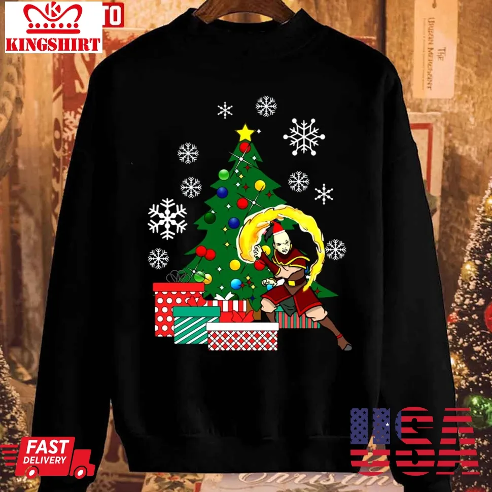 Zuko Tree Christmas 2023 Unisex Sweatshirt Unisex Tshirt