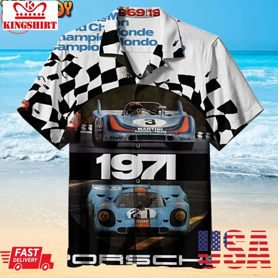 1971 Drag Racing Hawaiian Shirts Unisex Tshirt