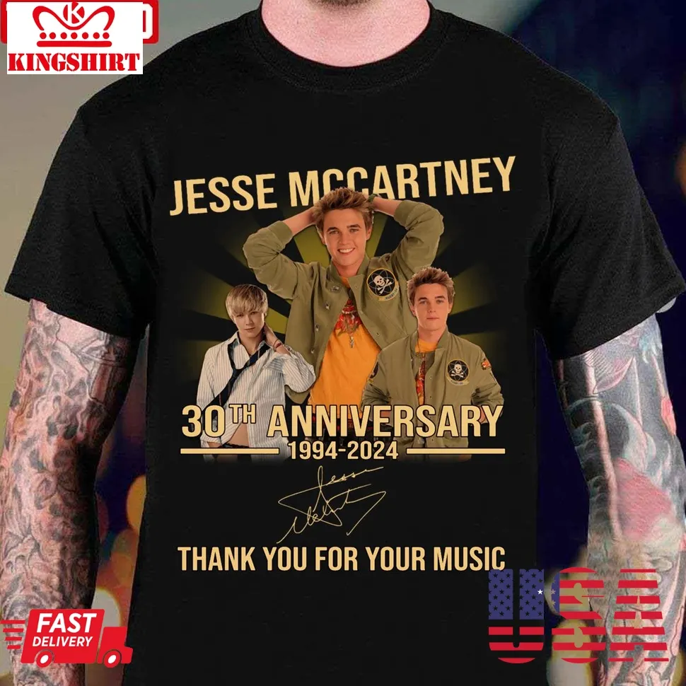30Th Anniversary 1994 2024 Jesse Mccartney Unisex Sweatshirt Plus Size