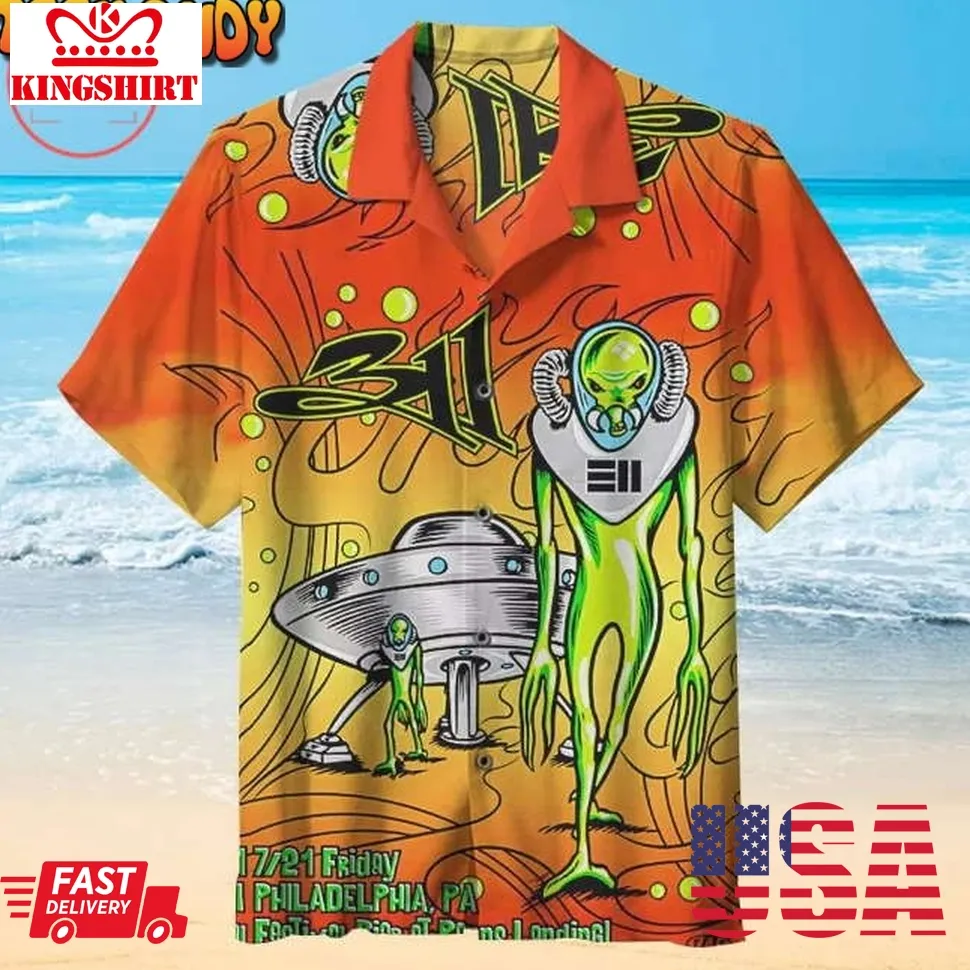 311 Music Poster Hawaiian Shirt Plus Size