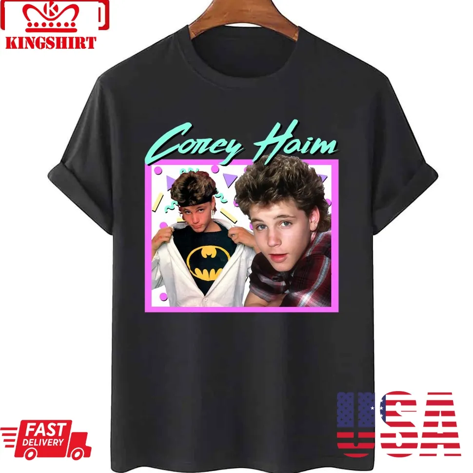 80S Icon Corey Haim Unisex T Shirt Plus Size