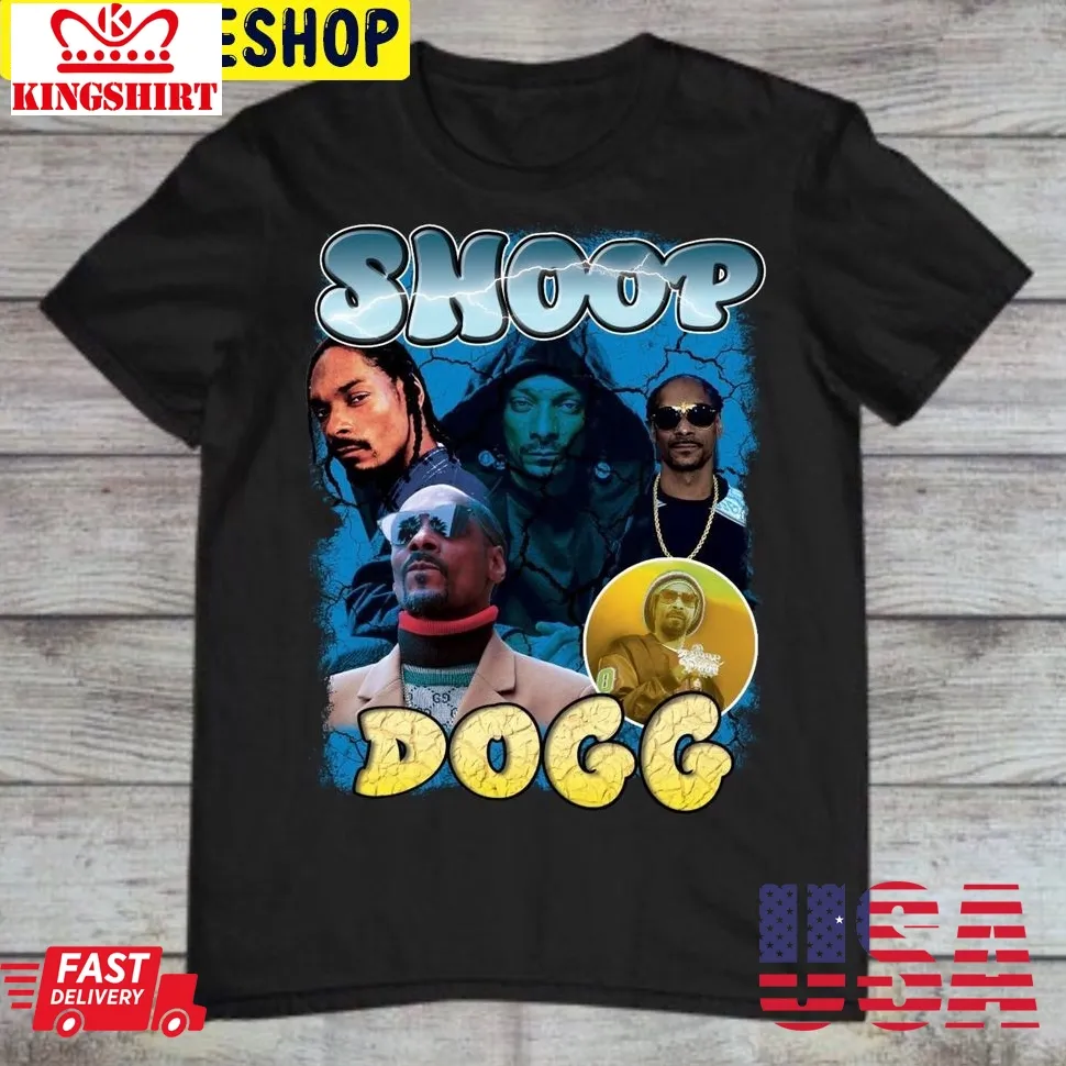 90S Bootleg Snoop Dogg Hip Hop 90S Rap Trending Unisex Shirt