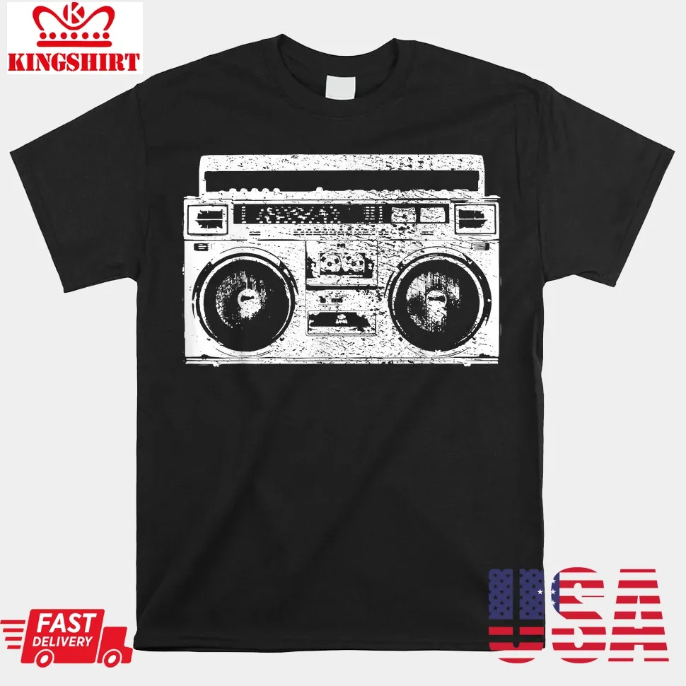90'S Hip Hop Radio Ghetto Blaster Shirt