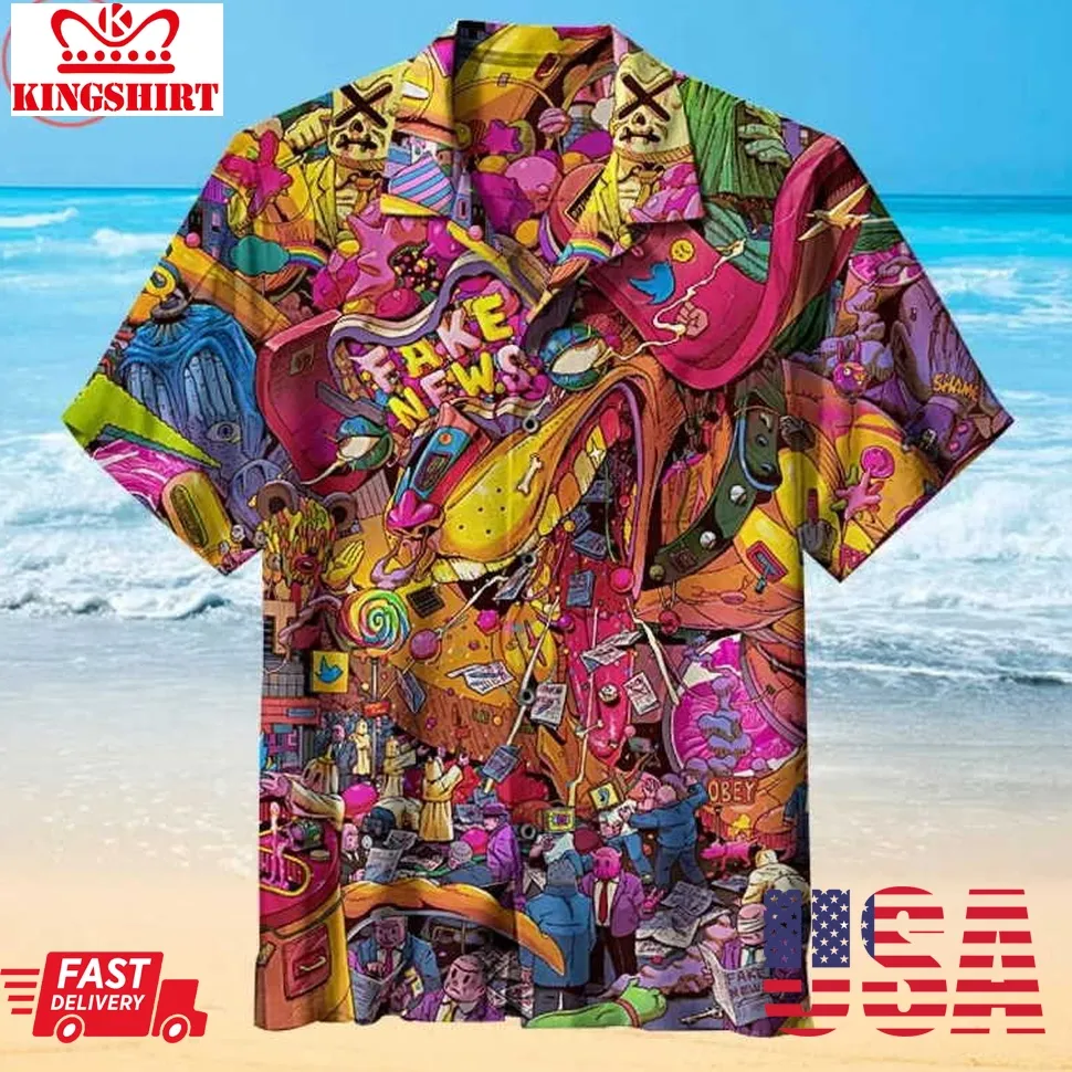 A Modern Dystopia Hawaiian Shirt Plus Size