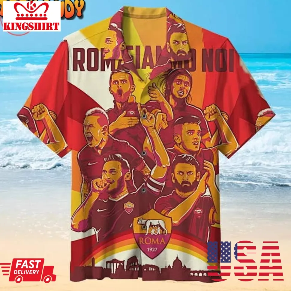 As Roma Hawaiian Shirt Unisex Tshirt