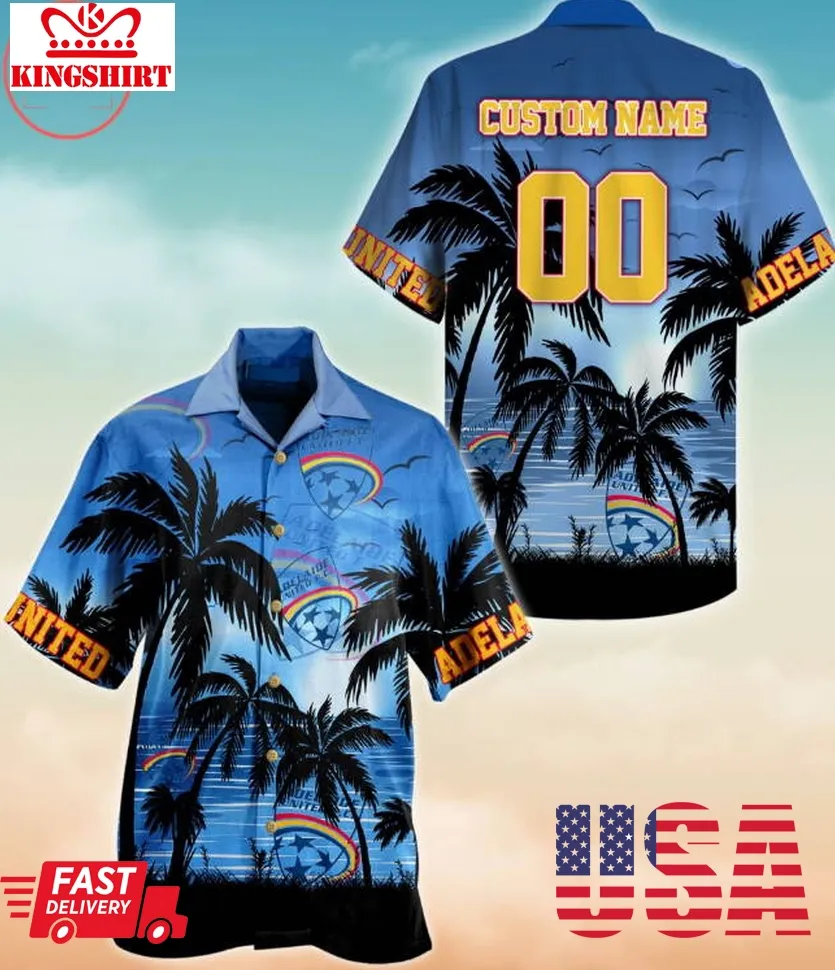 Adelaide United Fc Customized Hawaiian Shirt Plus Size