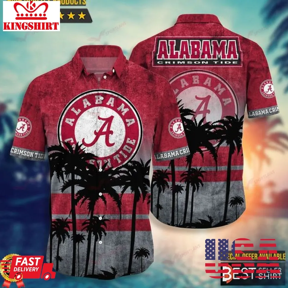 Alabama Crimson Tide Ncaa Hawaiian Outfit Gifts For Dad Unisex