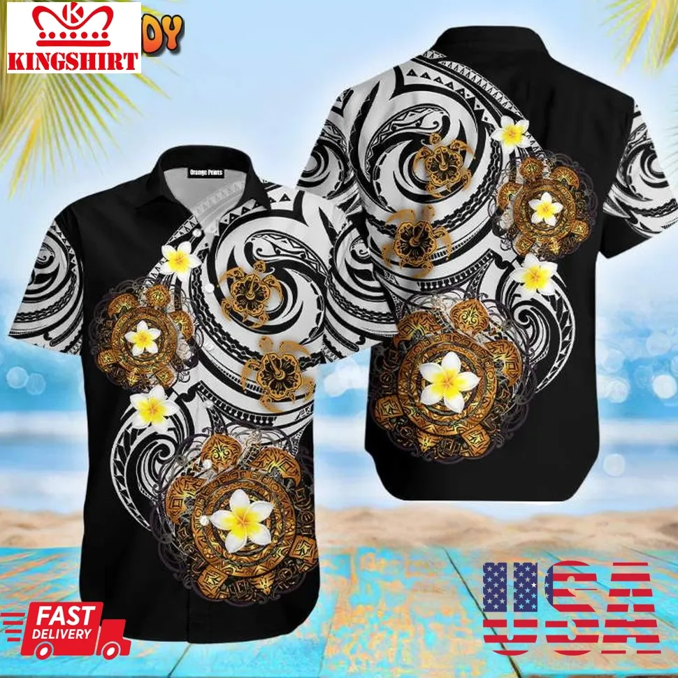 Aloha Polynesian Hawaiian Shirt Size up S to 5XL