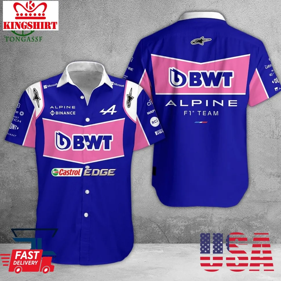 Alpine F1 Team Hawaiian Shirt Unisex