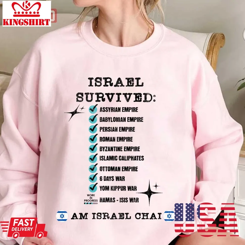 Am Israel Chai Jesse Ventura Unisex Sweatshirt Plus Size