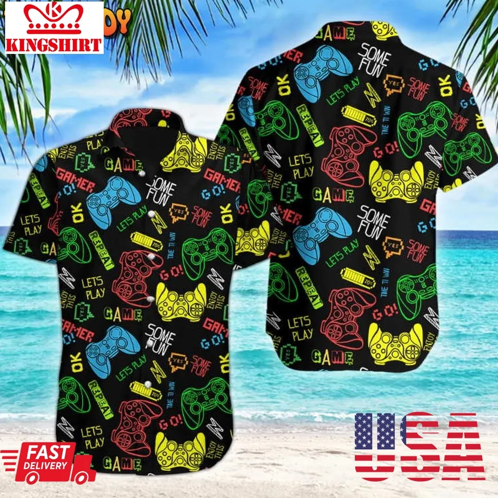 Amazing Gamer Hawaiian Shirt Size up S to 5XL