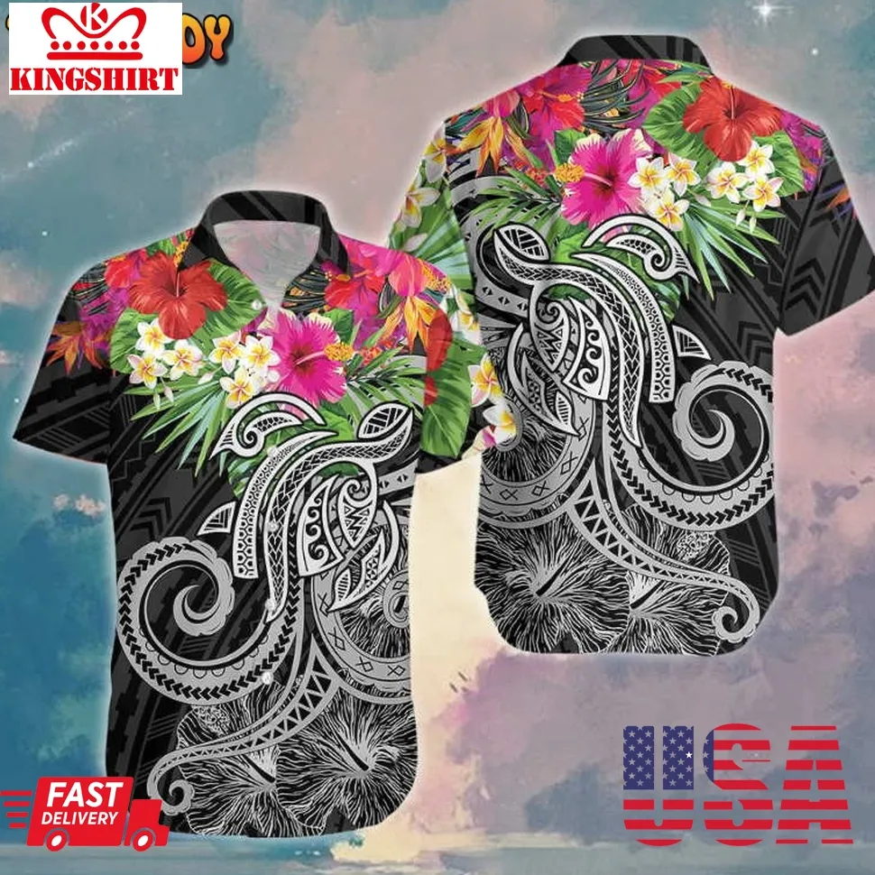 Amazing Hibiscus And Frangipani Hawaiian Shirt Size up S to 5XL