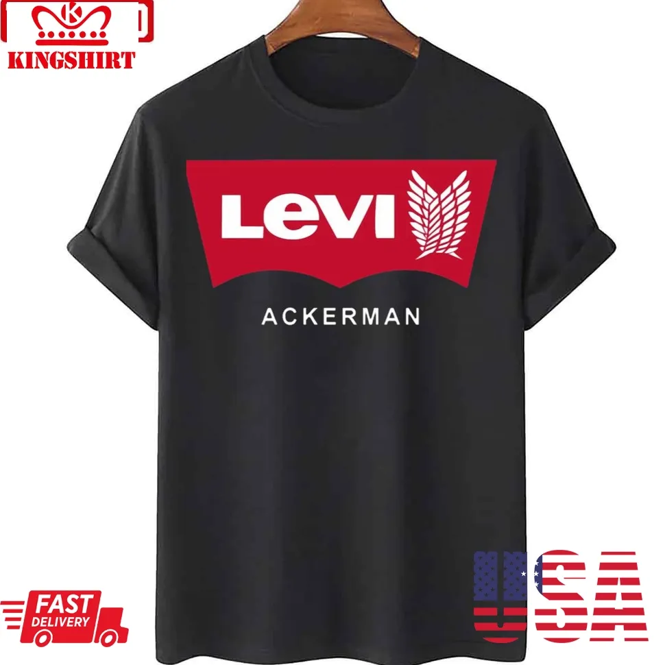 Aot 4 Levi Logo Attack On Titan Unisex T Shirt Plus Size