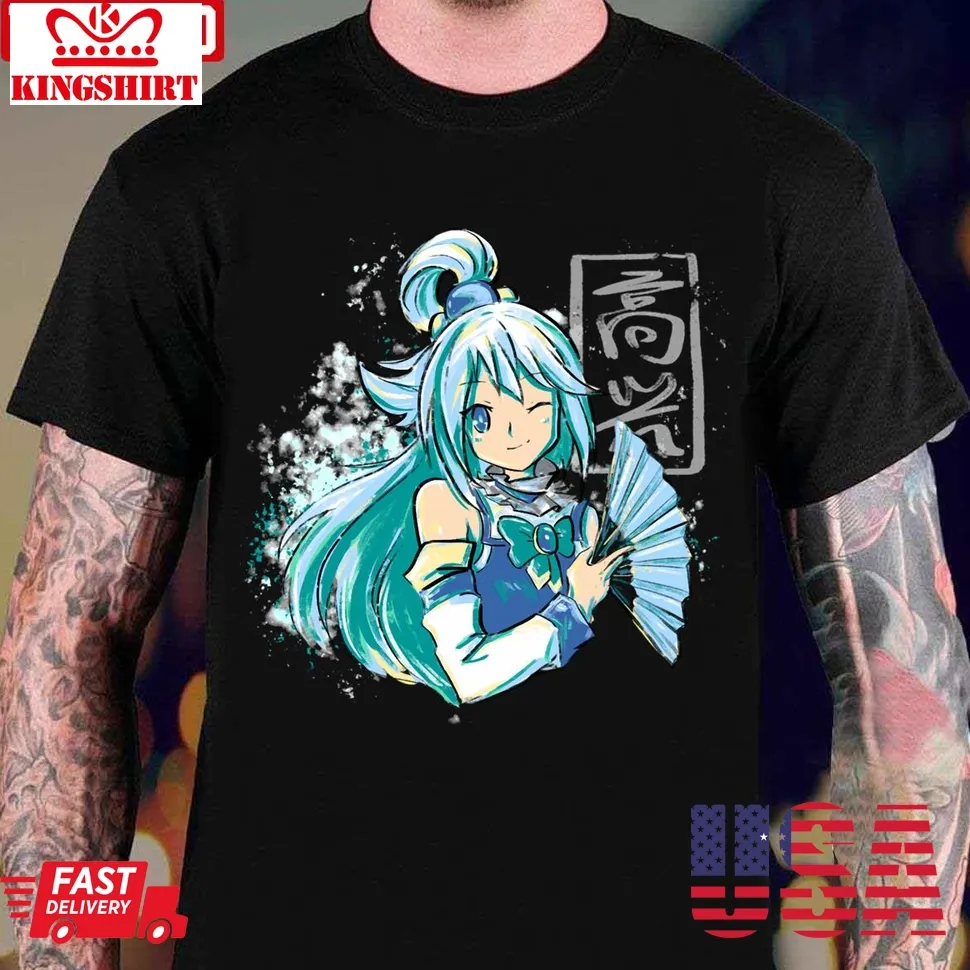 Aqua From Konosuba Unisex T Shirt Size up S to 4XL