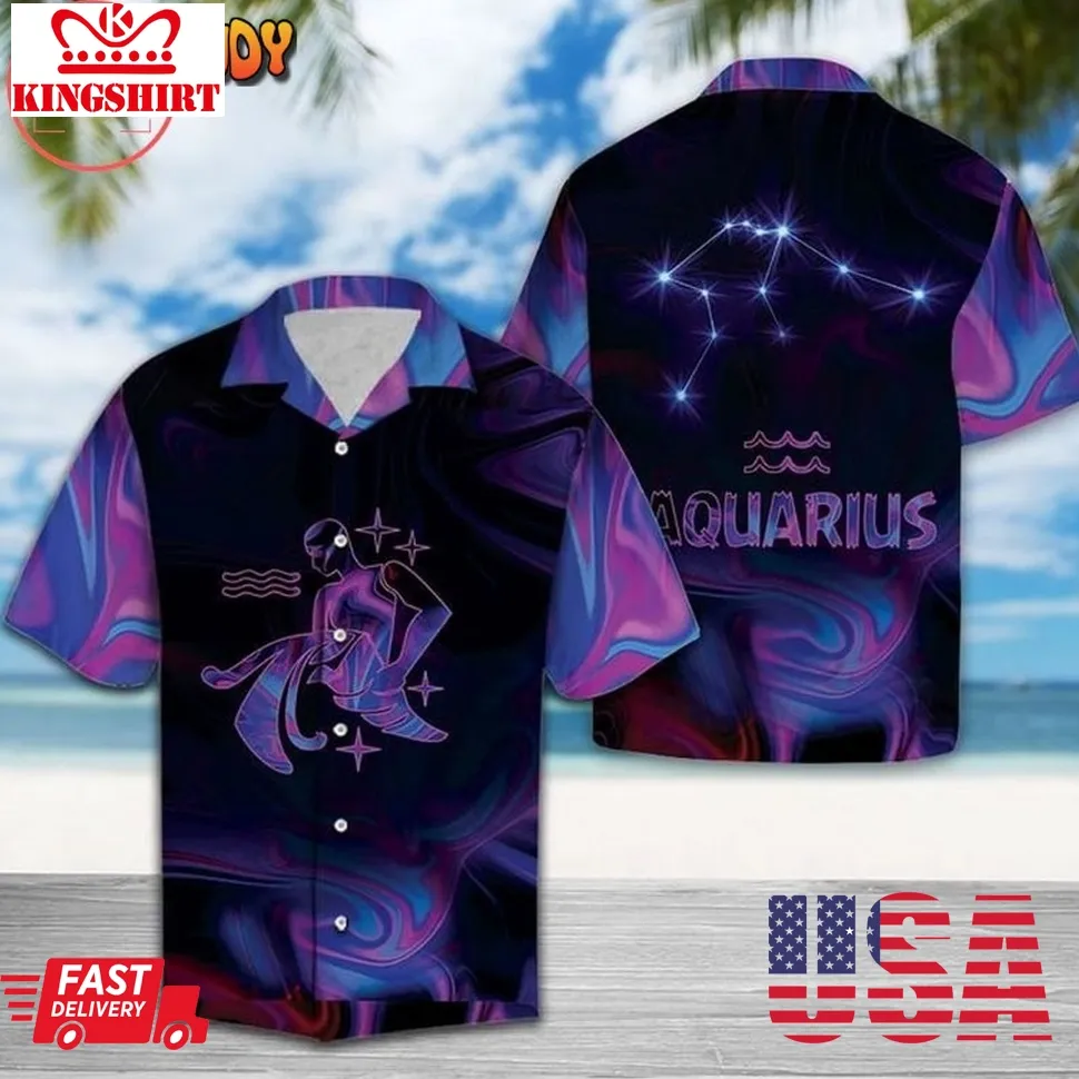 Aquarius Horoscope 2021 Hawaiian Shirt Plus Size