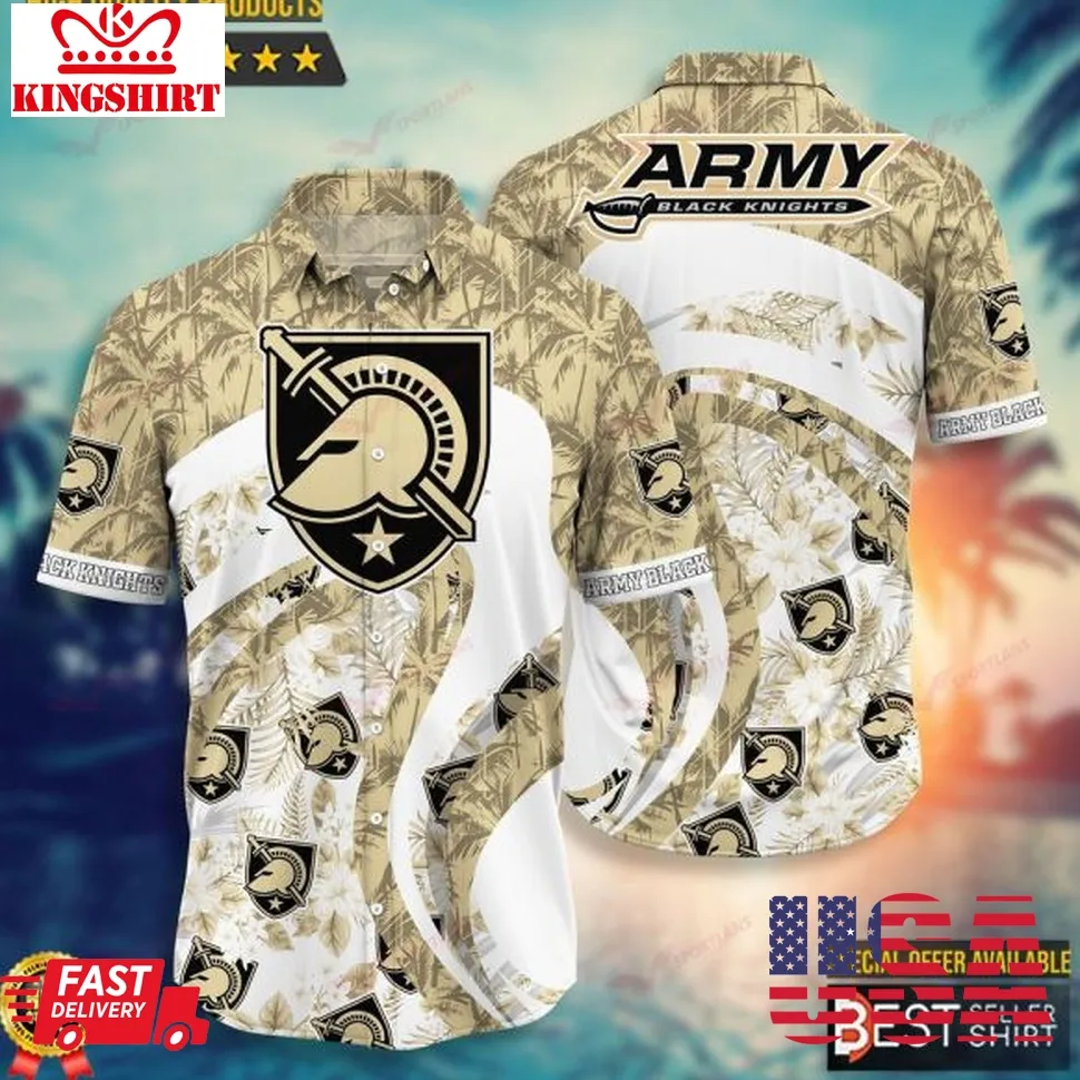 Army Black Knights Ncaa Logo Hawaiian Shirts Men Youth Unisex