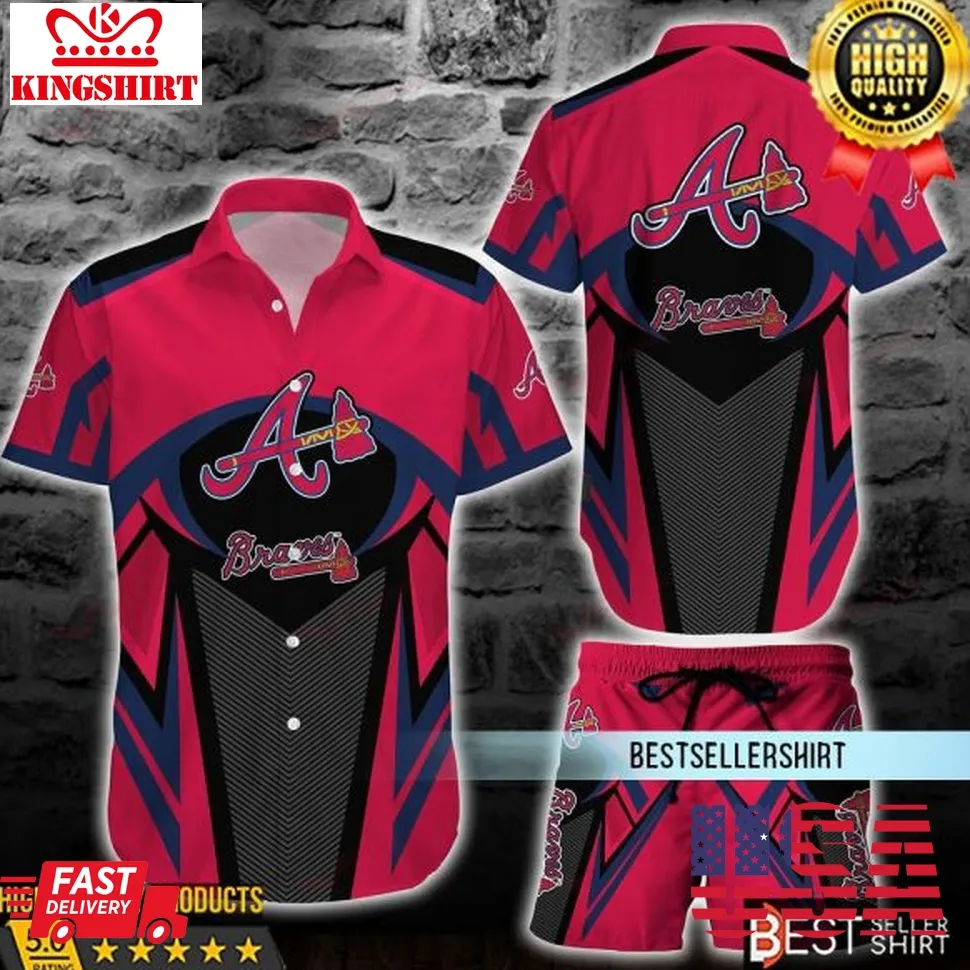 Atlanta Braves Mlb Hawaiian Shirt And Short Set Unisex