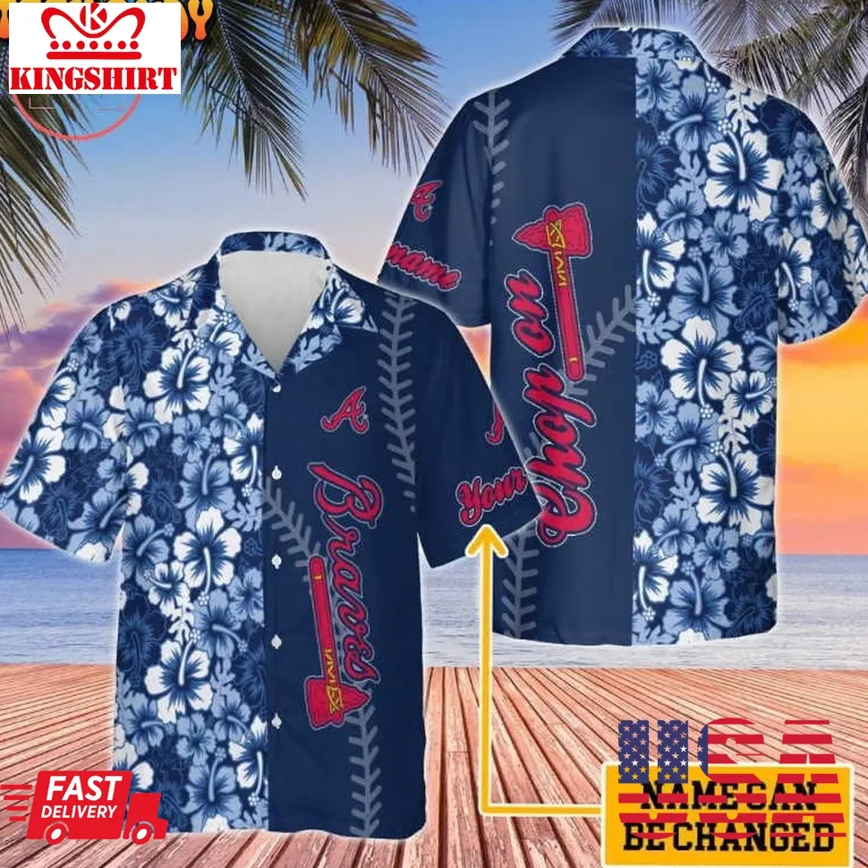 Atlanta Braves Unisex Custom Hawaiian Shirt Plus Size