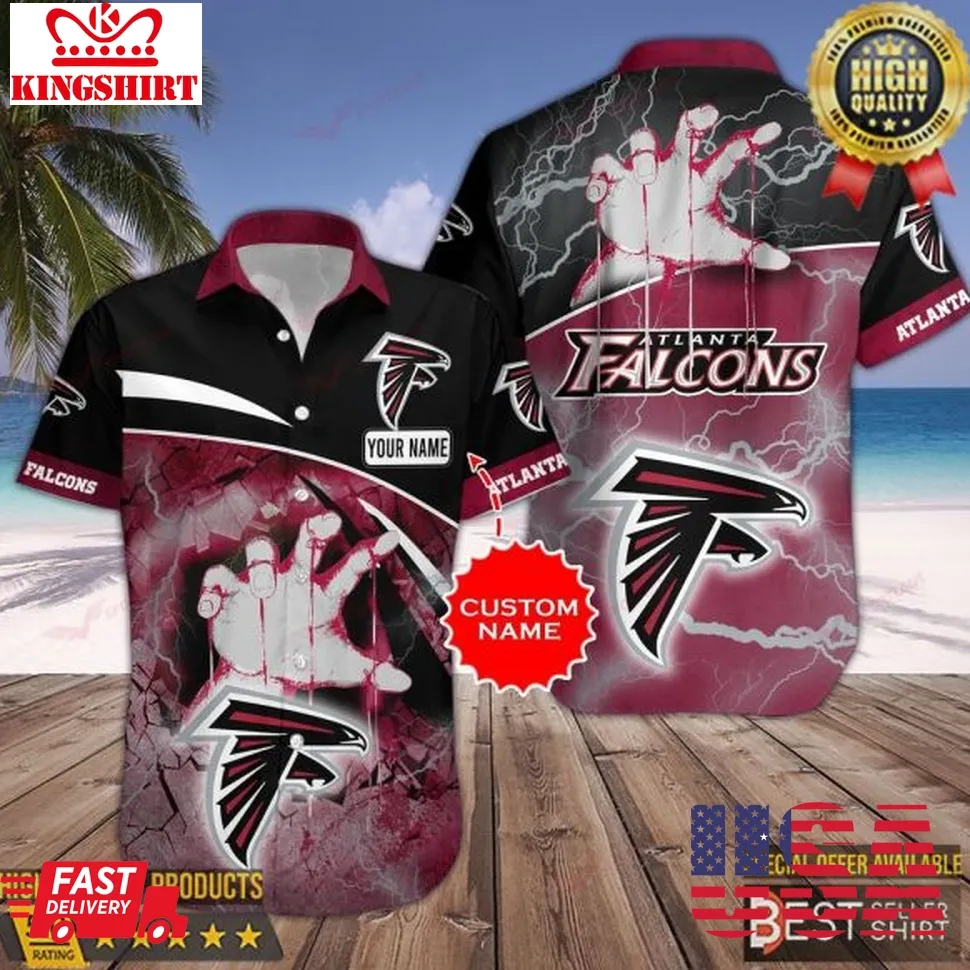 Atlanta Falcons Logo Nfl Hawaiian Shirt And Short Men Youth Dad Gifts Unisex