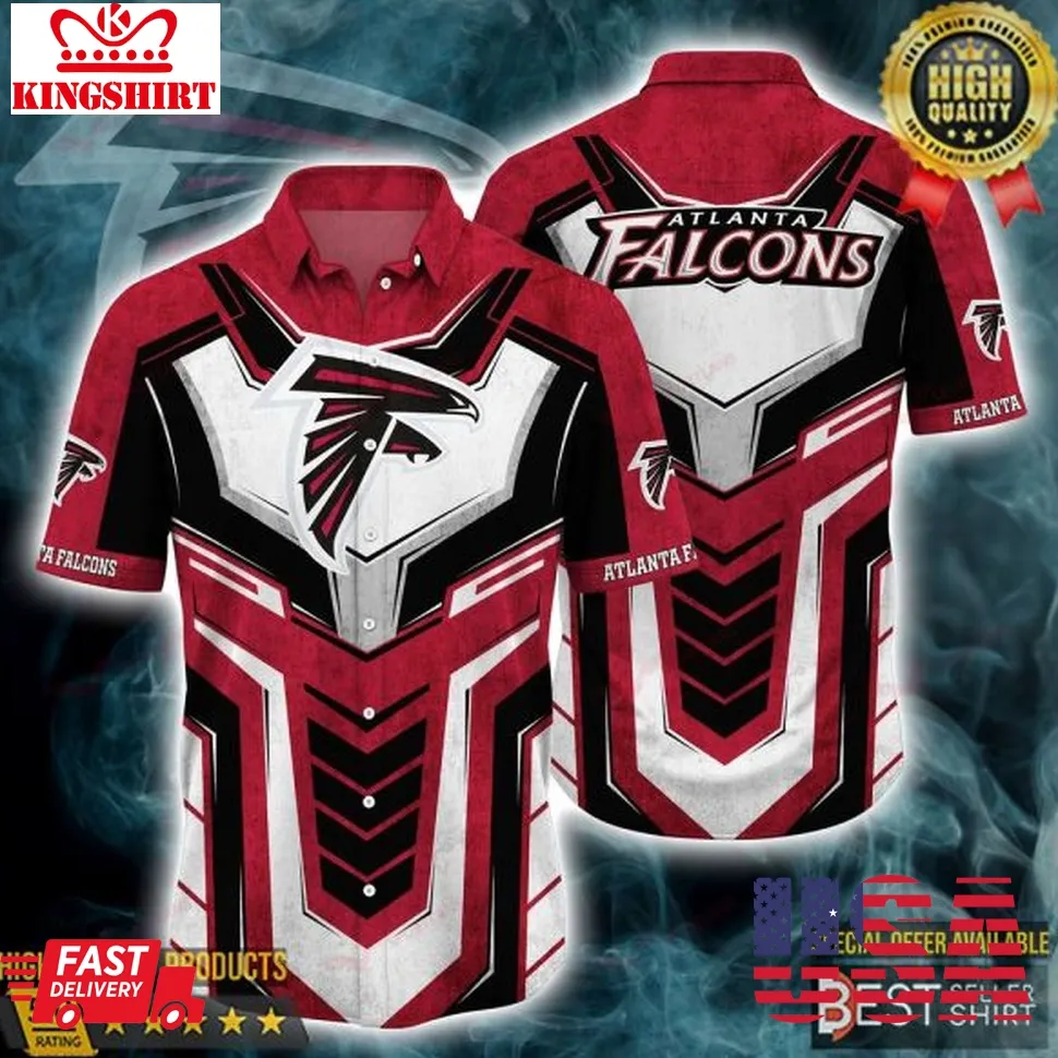 Atlanta Falcons Nfl Hawaiian Shirts Men Youth Dad Gifts American Football Gifts Plus Size